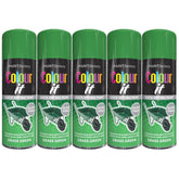 5X Paint Factory Grass Green Gloss Spray Paint 400ml. Spray Paint